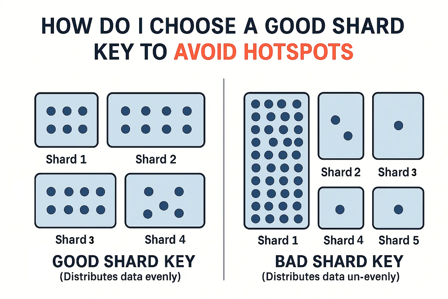 Good Shard Key vs. Bad Shard Key